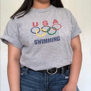 USA Olympic Swimming Tee